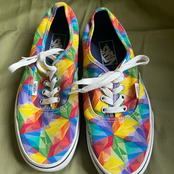 Vans Multicolor Geometric Sneakers - Picture 1 of 5
